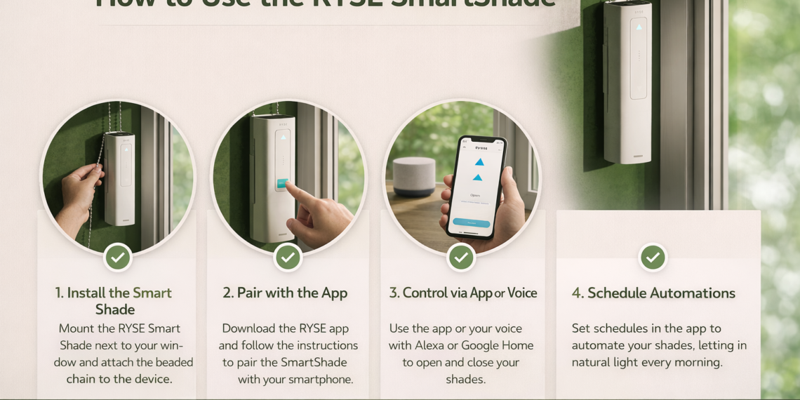 How to Use the RYSE SmartShade – Complete User Guide