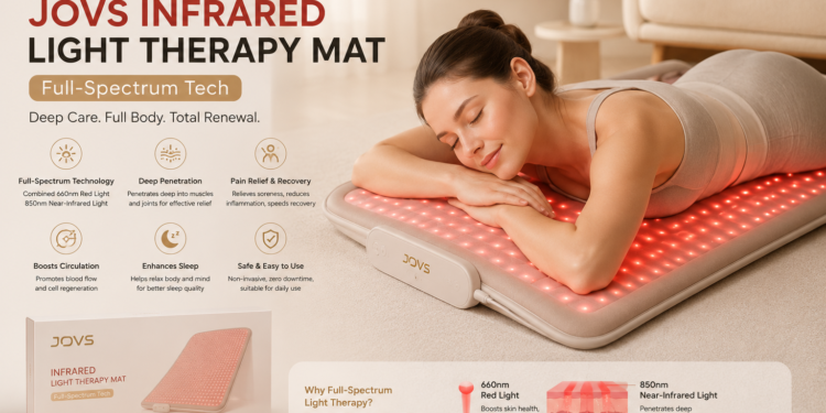 ✨ JOVS Infrared Light Therapy Mat Full-Spectrum Tech Review ✨