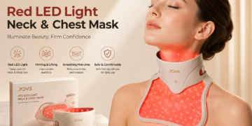 ✨ JOVS Red LED Light Neck & Chest Mask Review ✨
